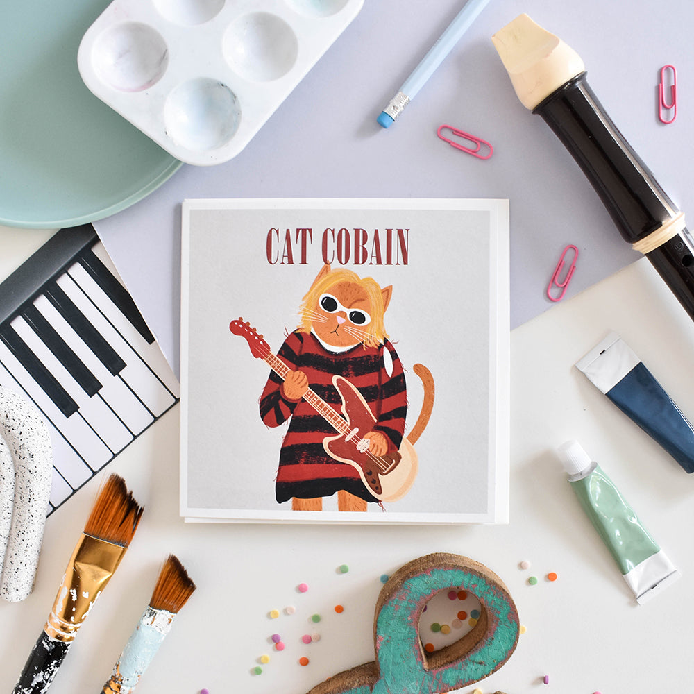 Cat Cobain Musician Card