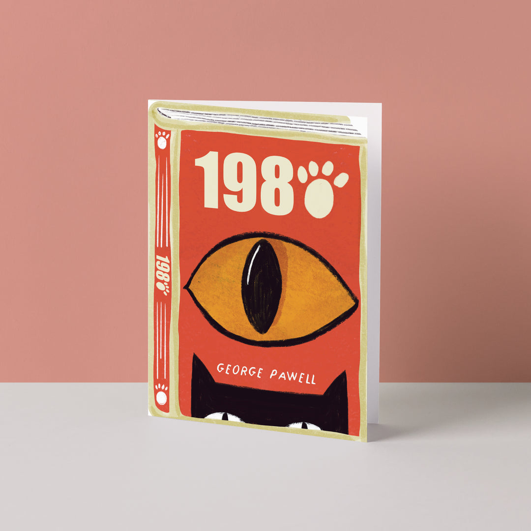 1980 Paw Cat Book Card