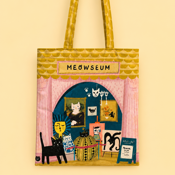 Meowseum Cat Tote Bag