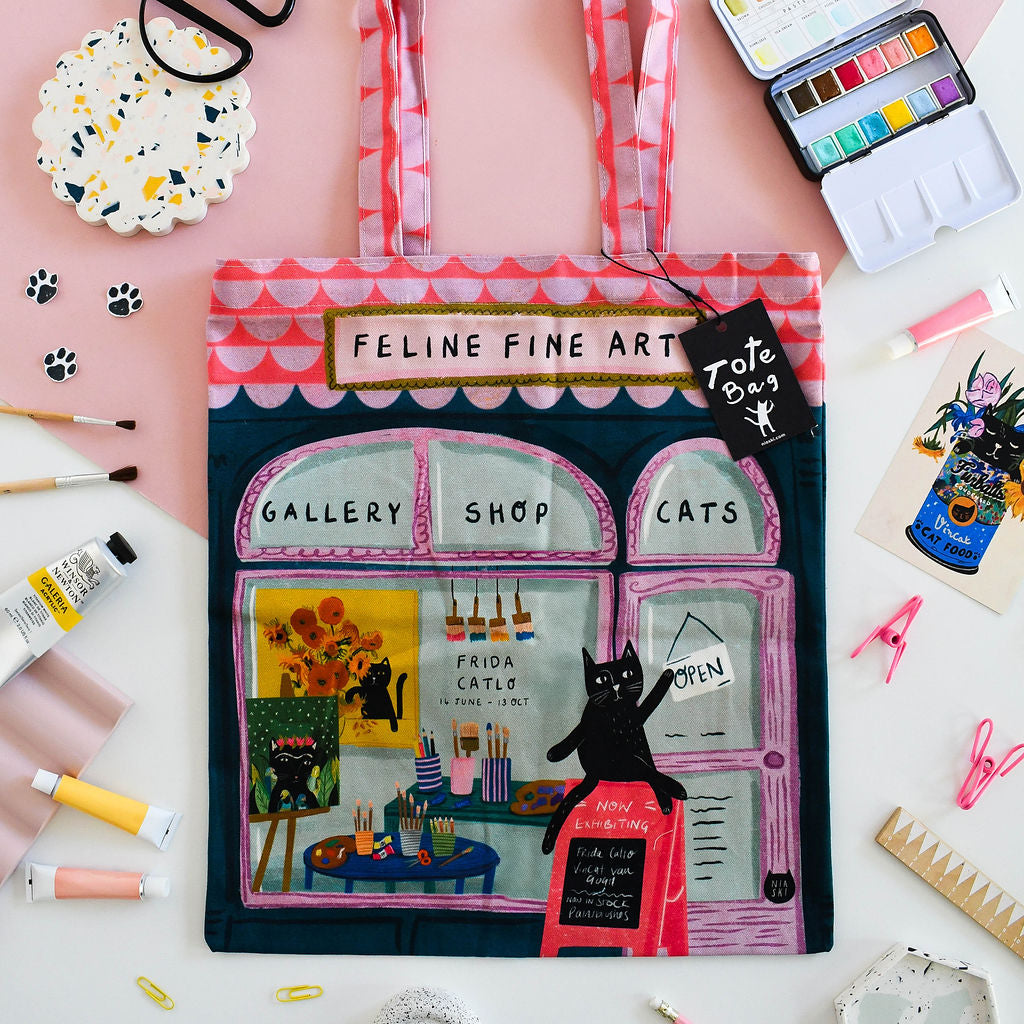 Feline Fine Art Cat Tote Bag