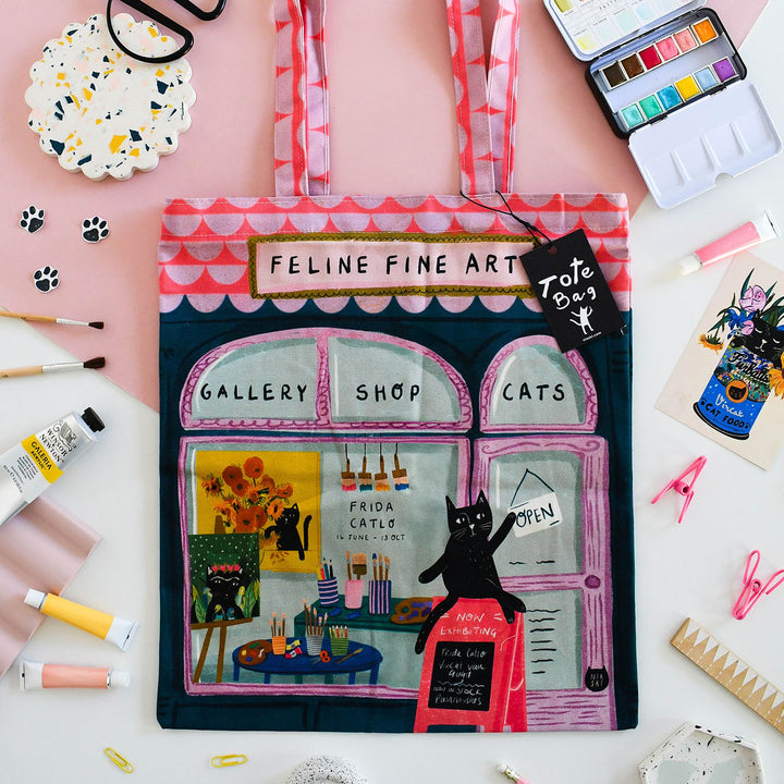 Feline Fine Art Cat Tote Bag