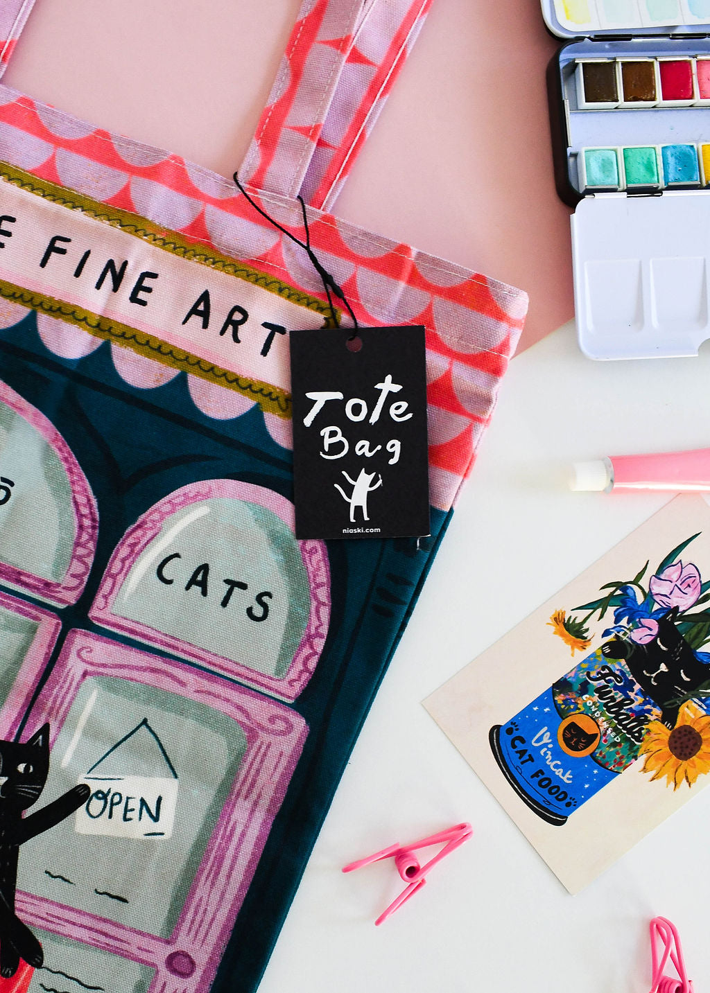 Feline Fine Art Cat Tote Bag
