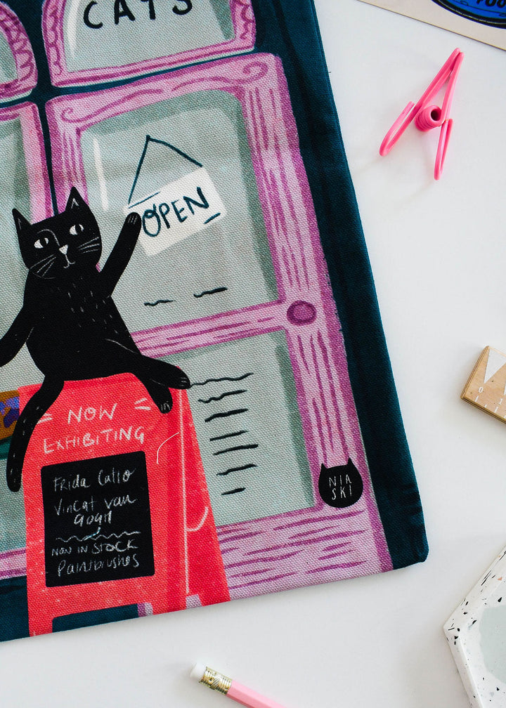 Feline Fine Art Cat Tote Bag