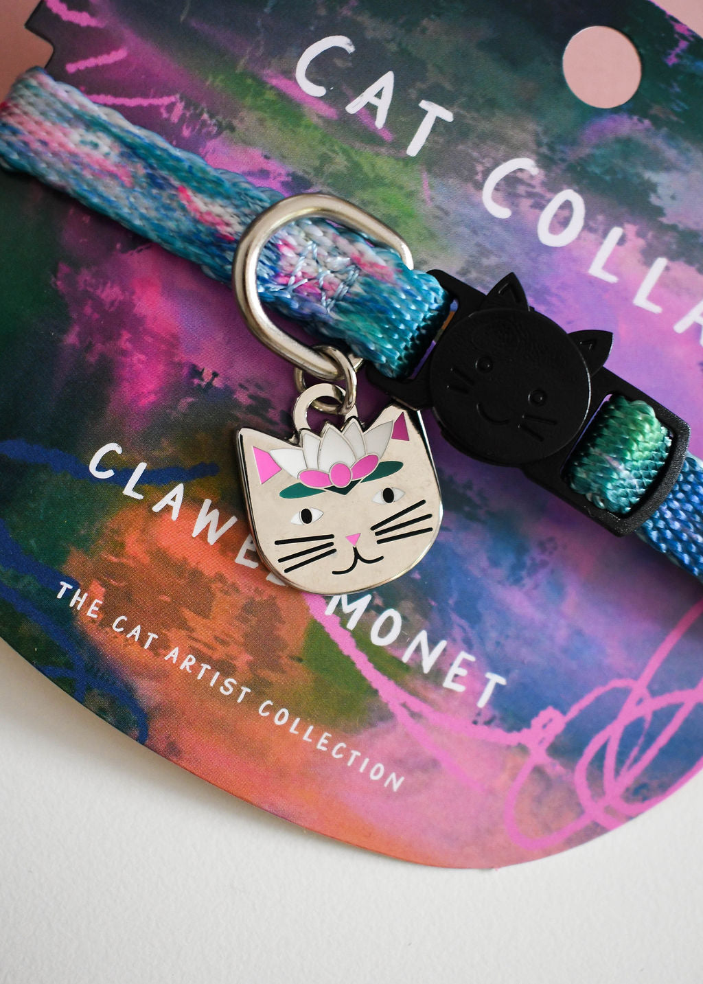 Clawed Monet Artist Cat Collar