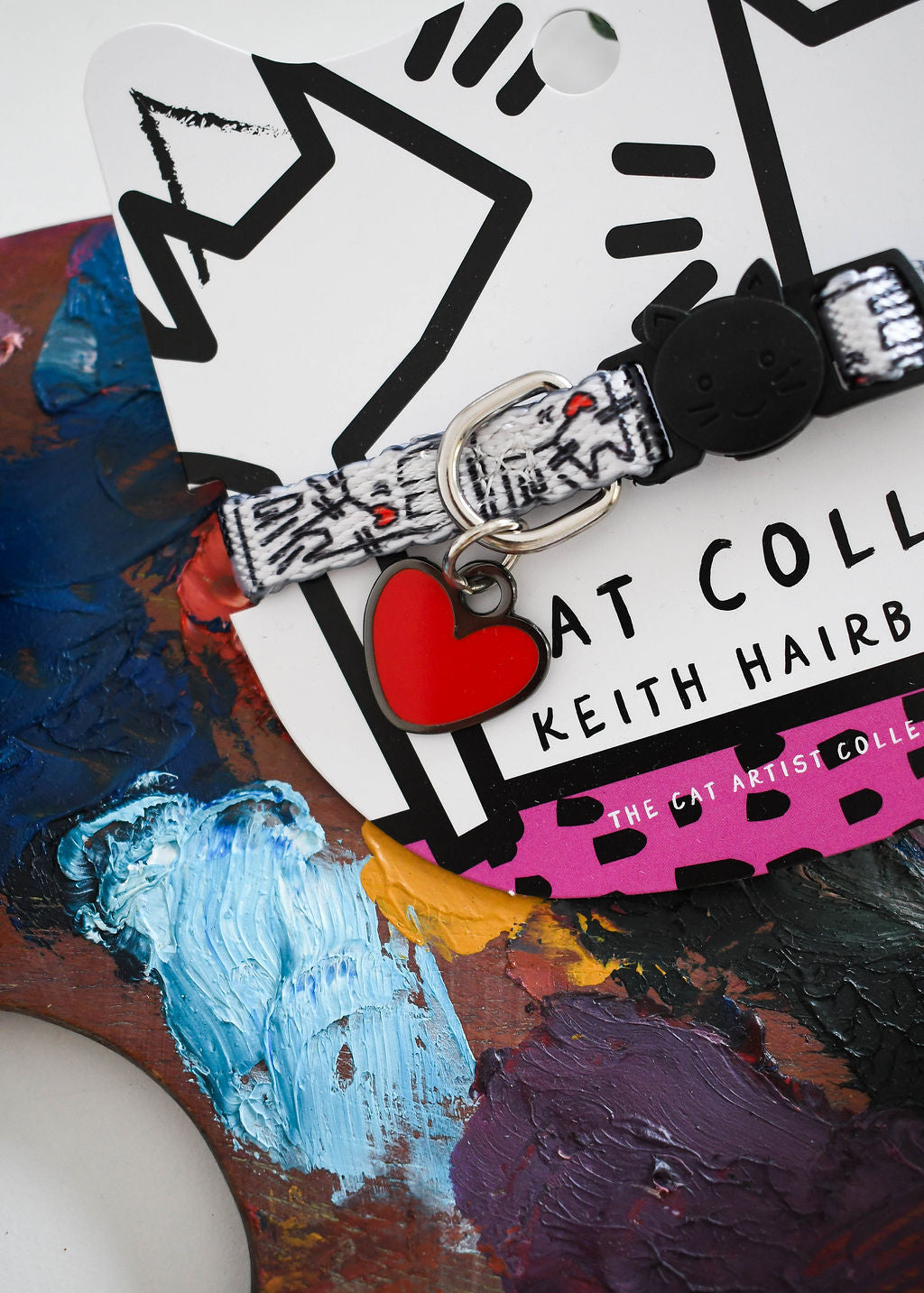 Keith Hairball Artist Cat Collar