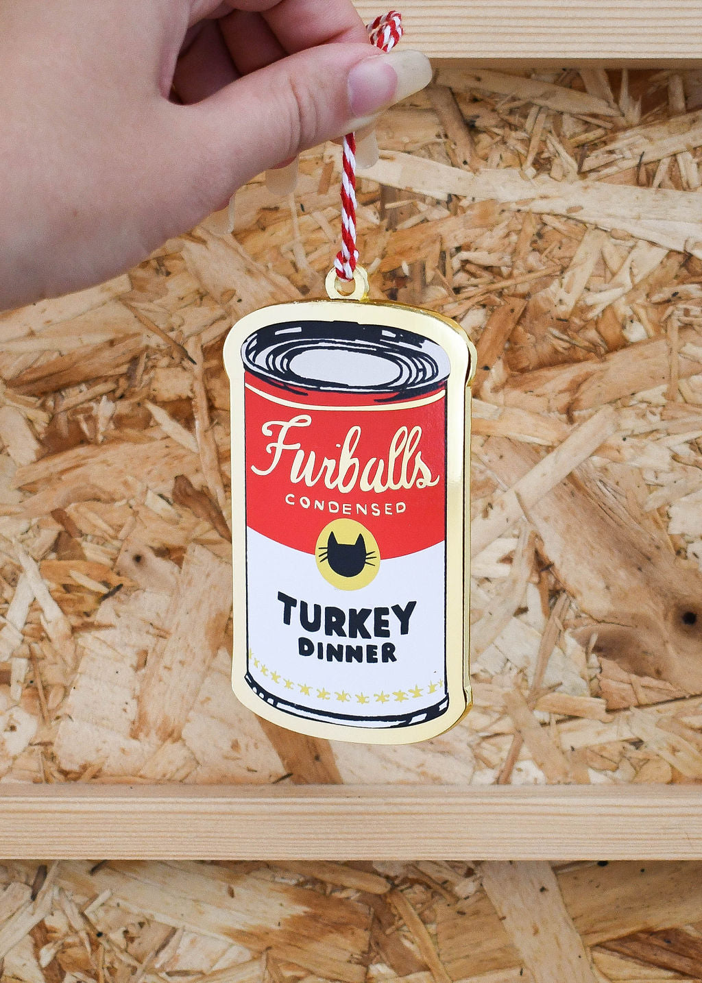 Andy Pawhol Can of Turkey Dinner, Christmas Tree Decoration