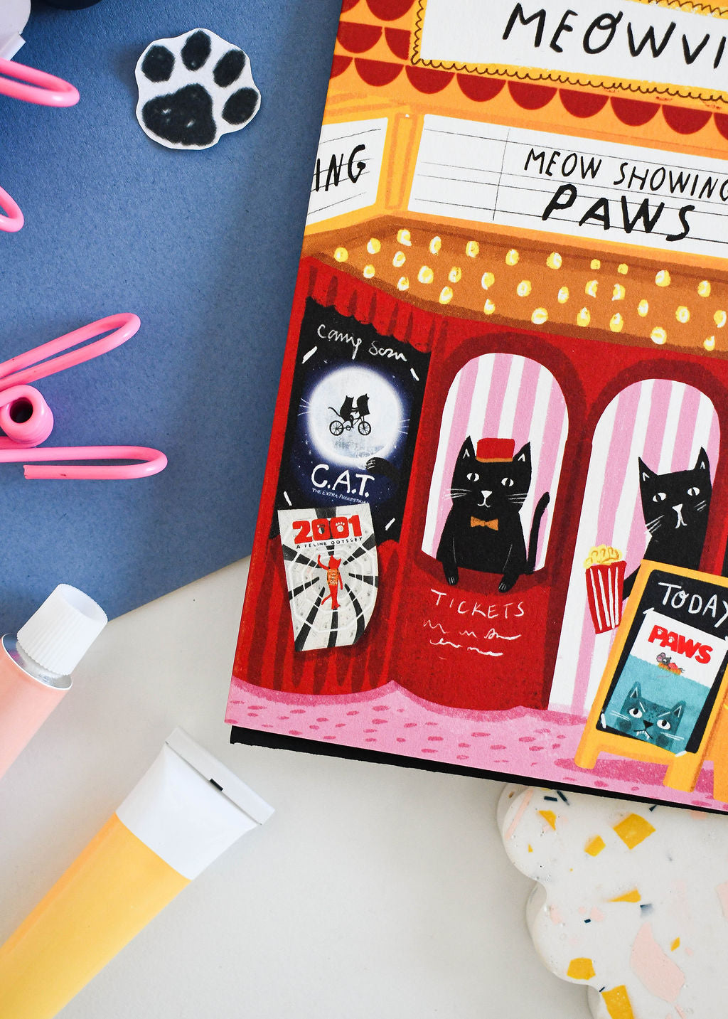 Meowvies Cat Cinema Card