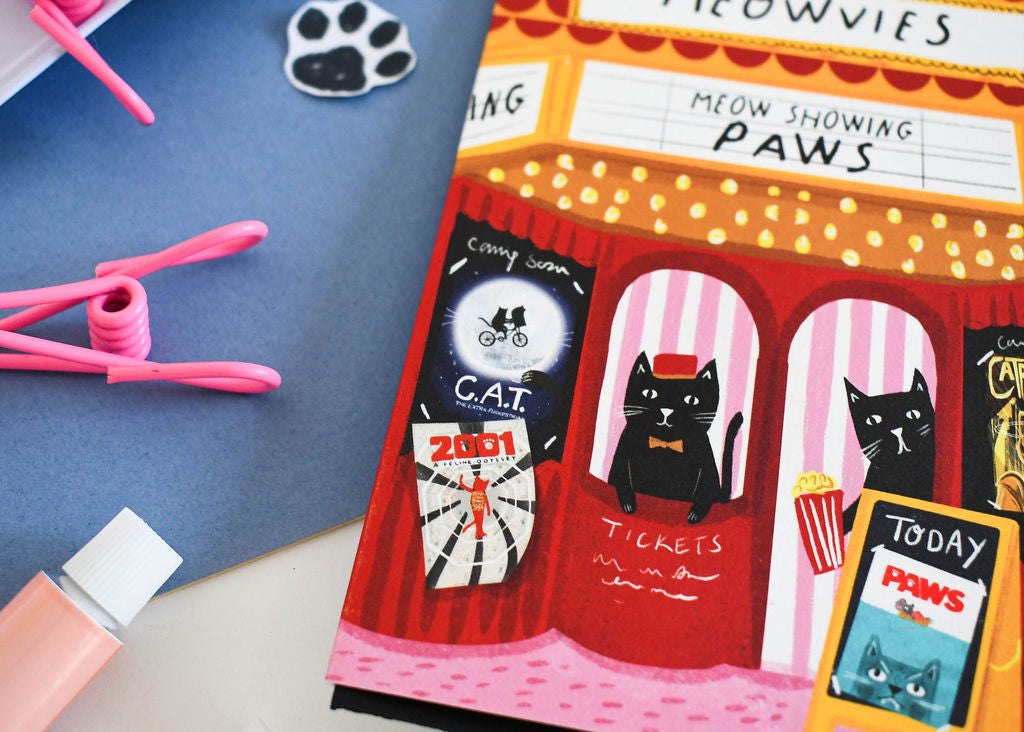 Meowvies Cat Cinema Card