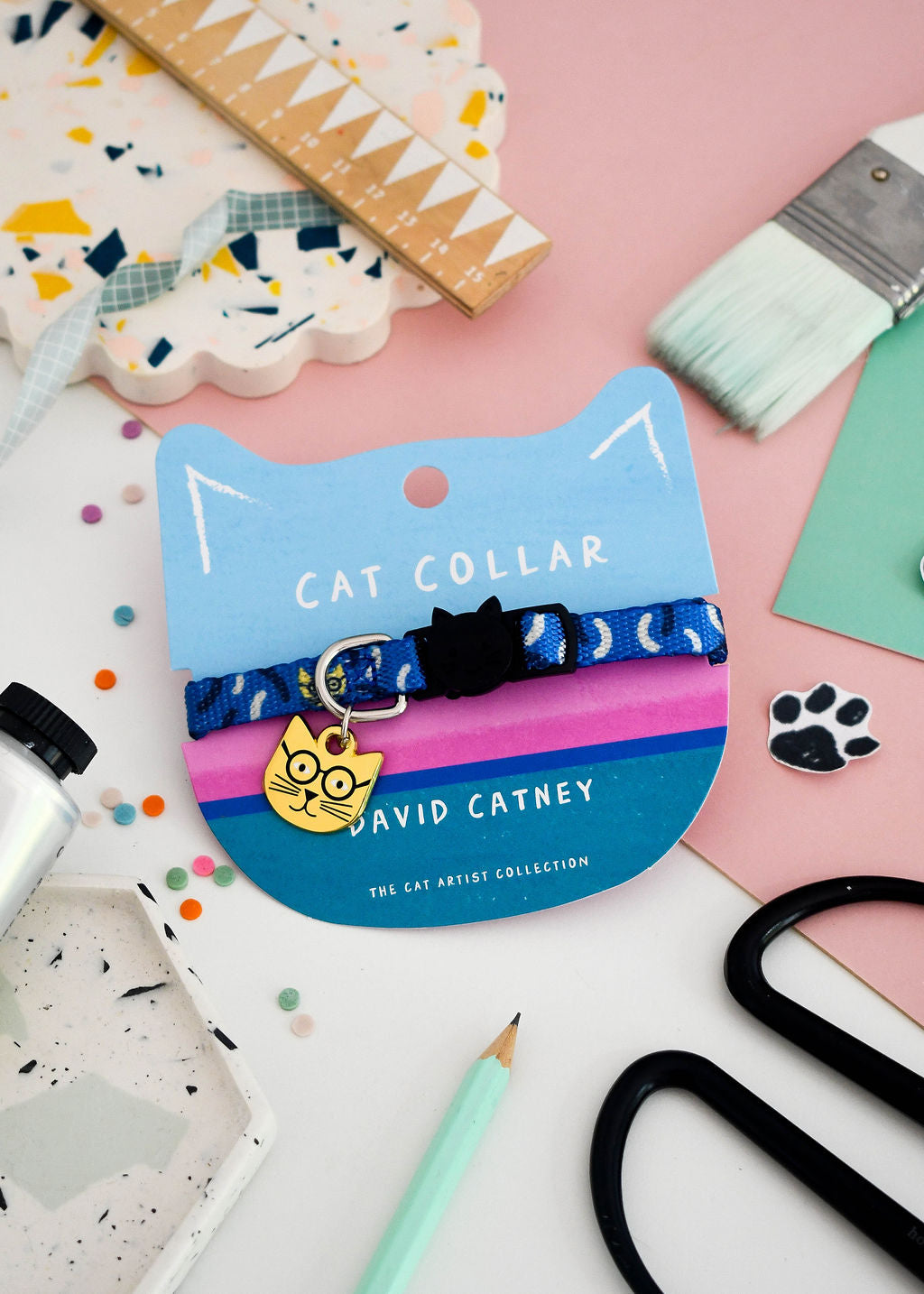 Catney Artist Cat Collar