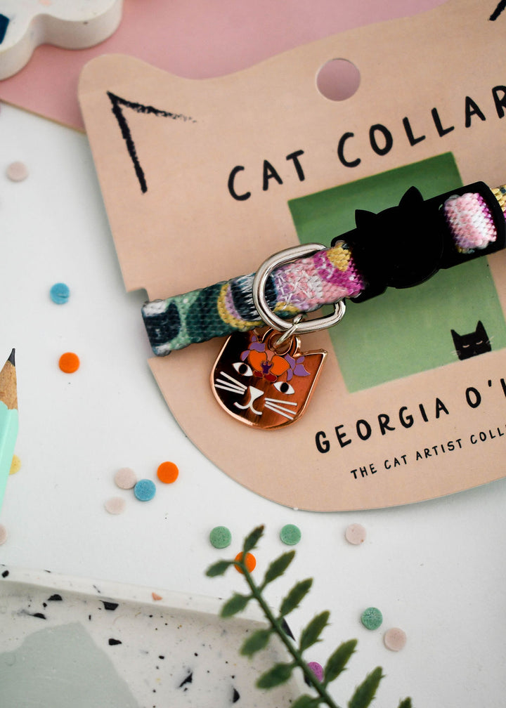 Georgia O'Kitty Artist Cat Collar