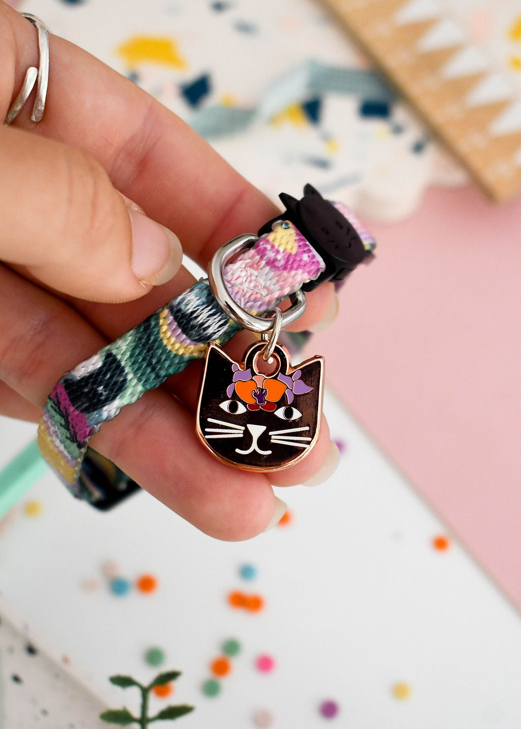 Georgia O'Kitty Artist Cat Collar