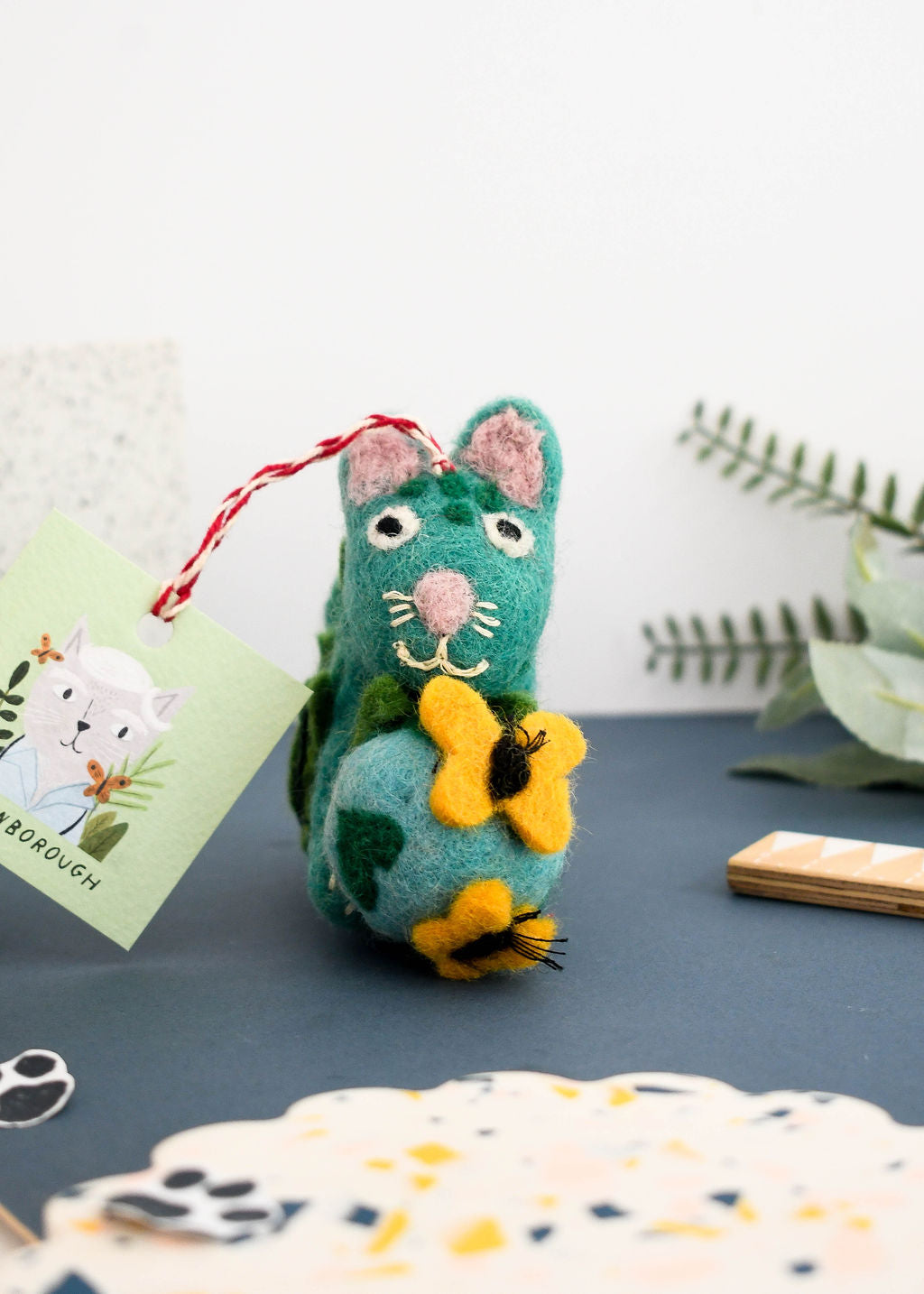 Cattenborough Cat Felt Decoration