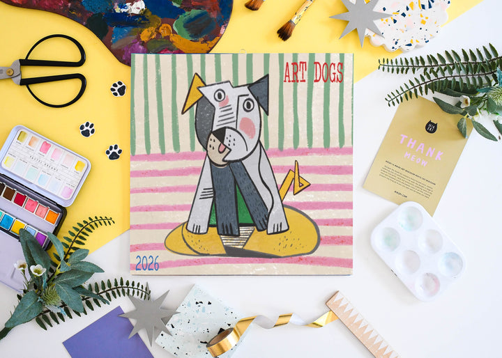 2026 Art Dogs Wall Calendar