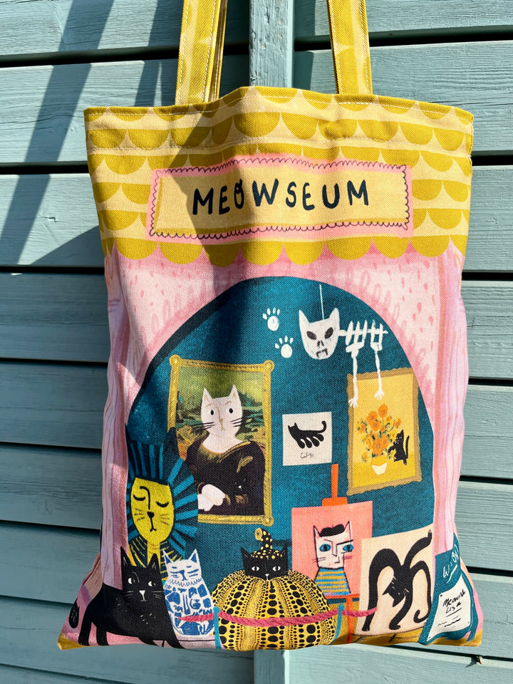 Meowseum Cat Tote Bag