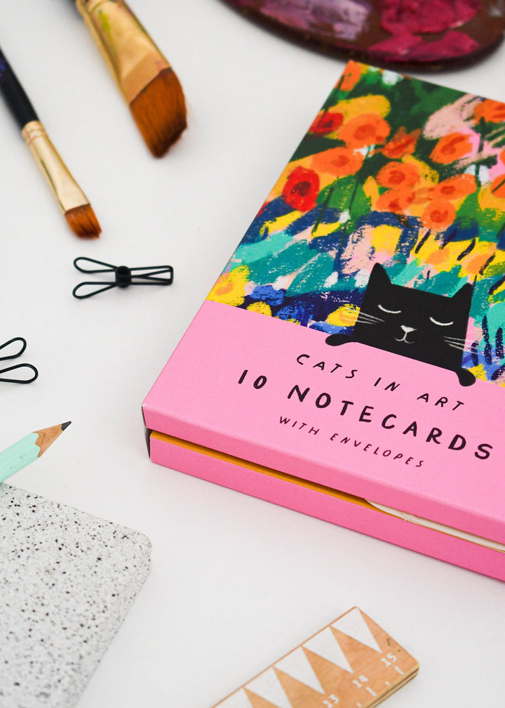 Cats in Art Notecards - Pack of 10