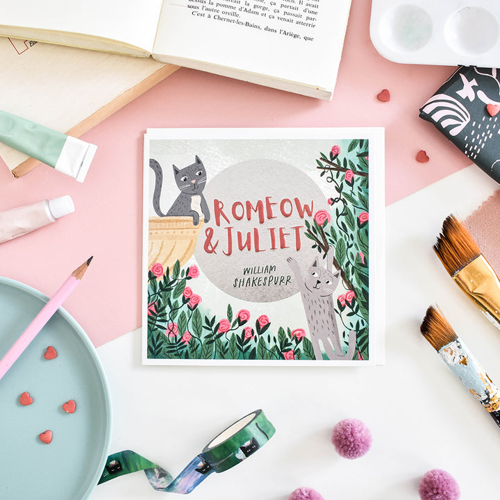 Romeow and Juliet Cat Card