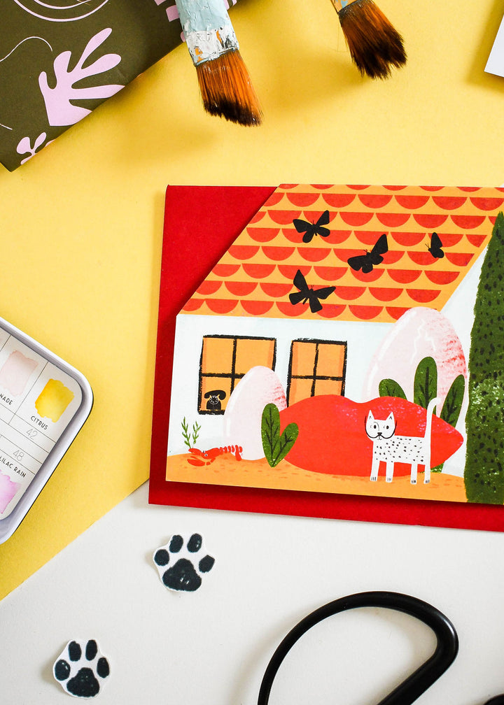 Salvador Catli's cat house card