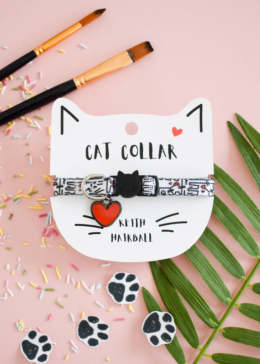 Keith Hairball Artist Cat Collar