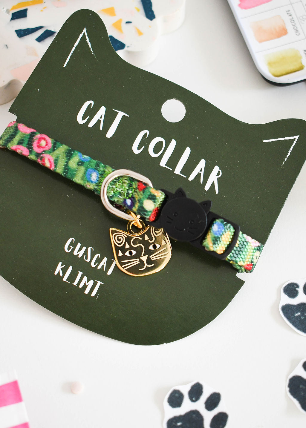 Guscat Klimt Artist Cat Collar