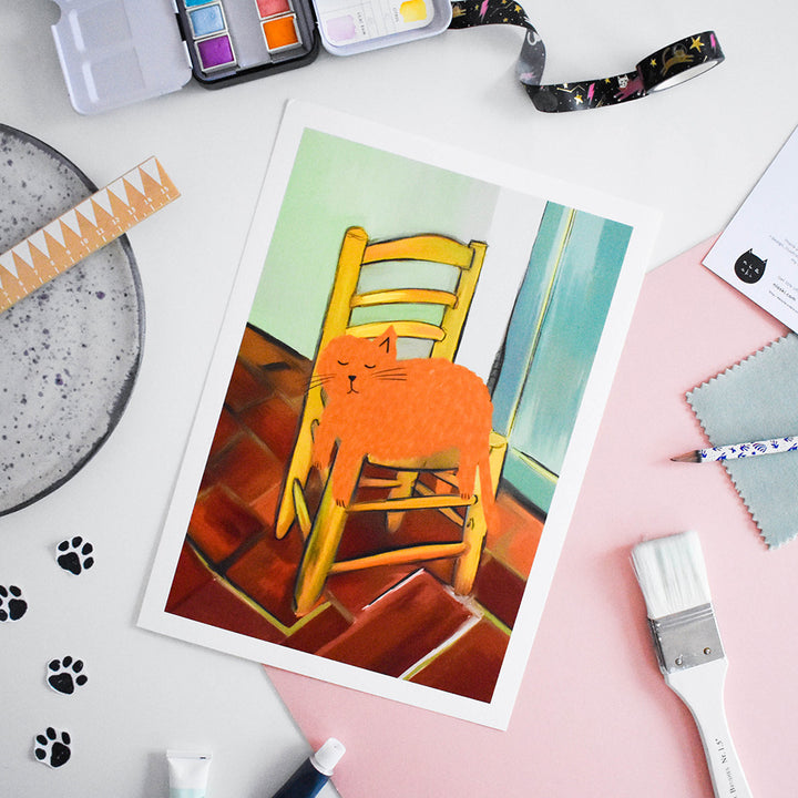 Vincat’s Cat Chair print