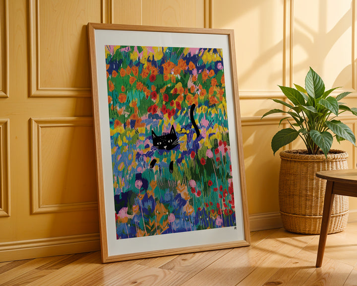 Cat in the Garden at Arles Print