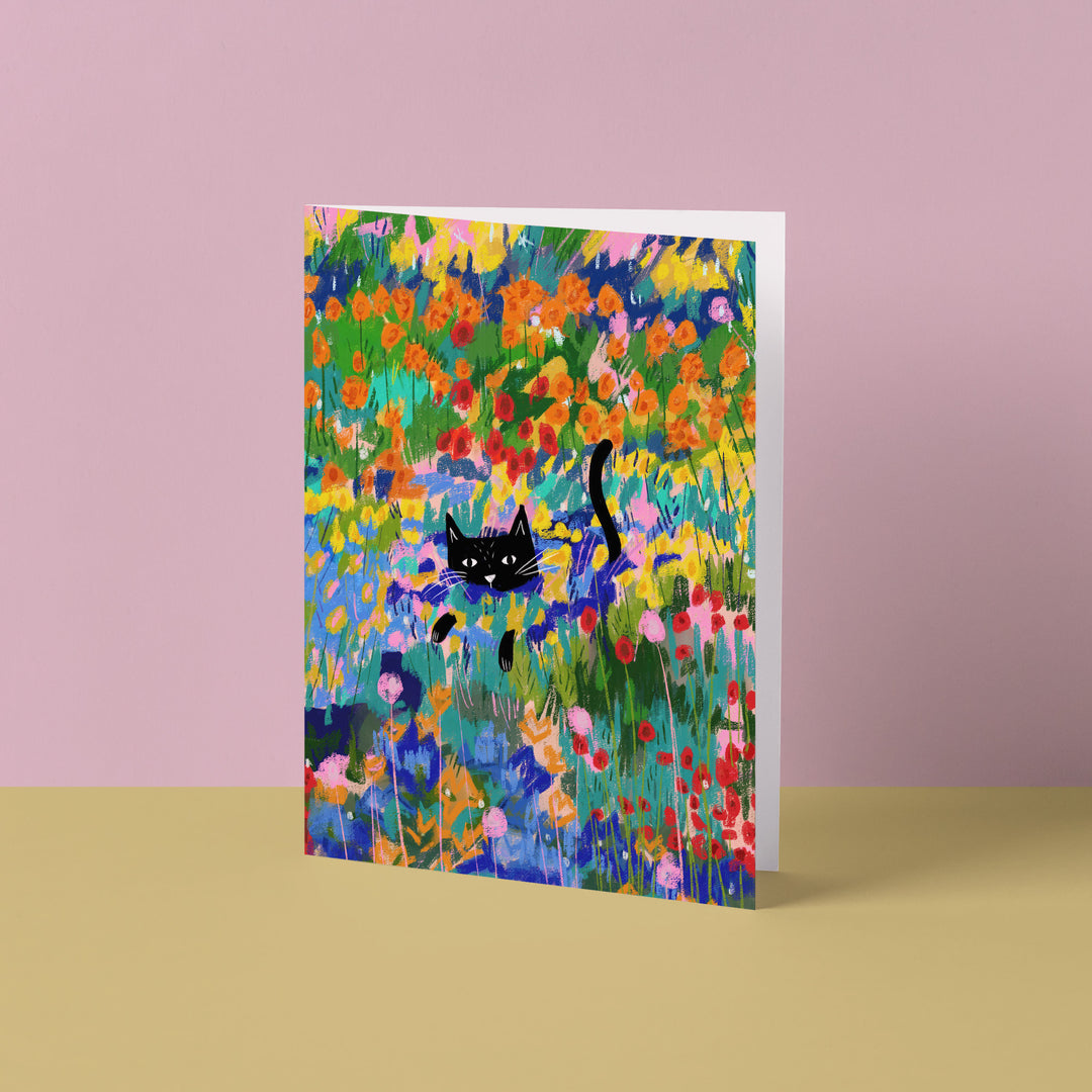 Cat in the Garden at Arles Card