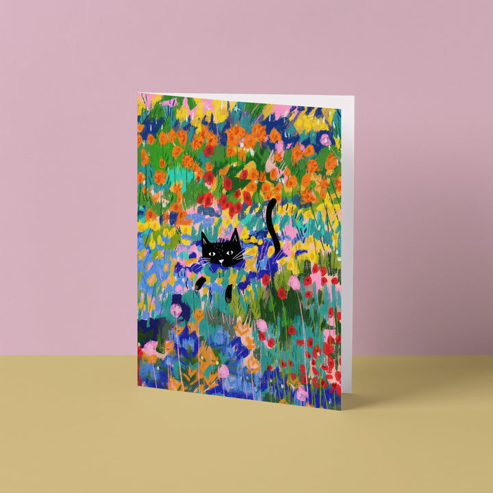 Cat in the Garden at Arles Card
