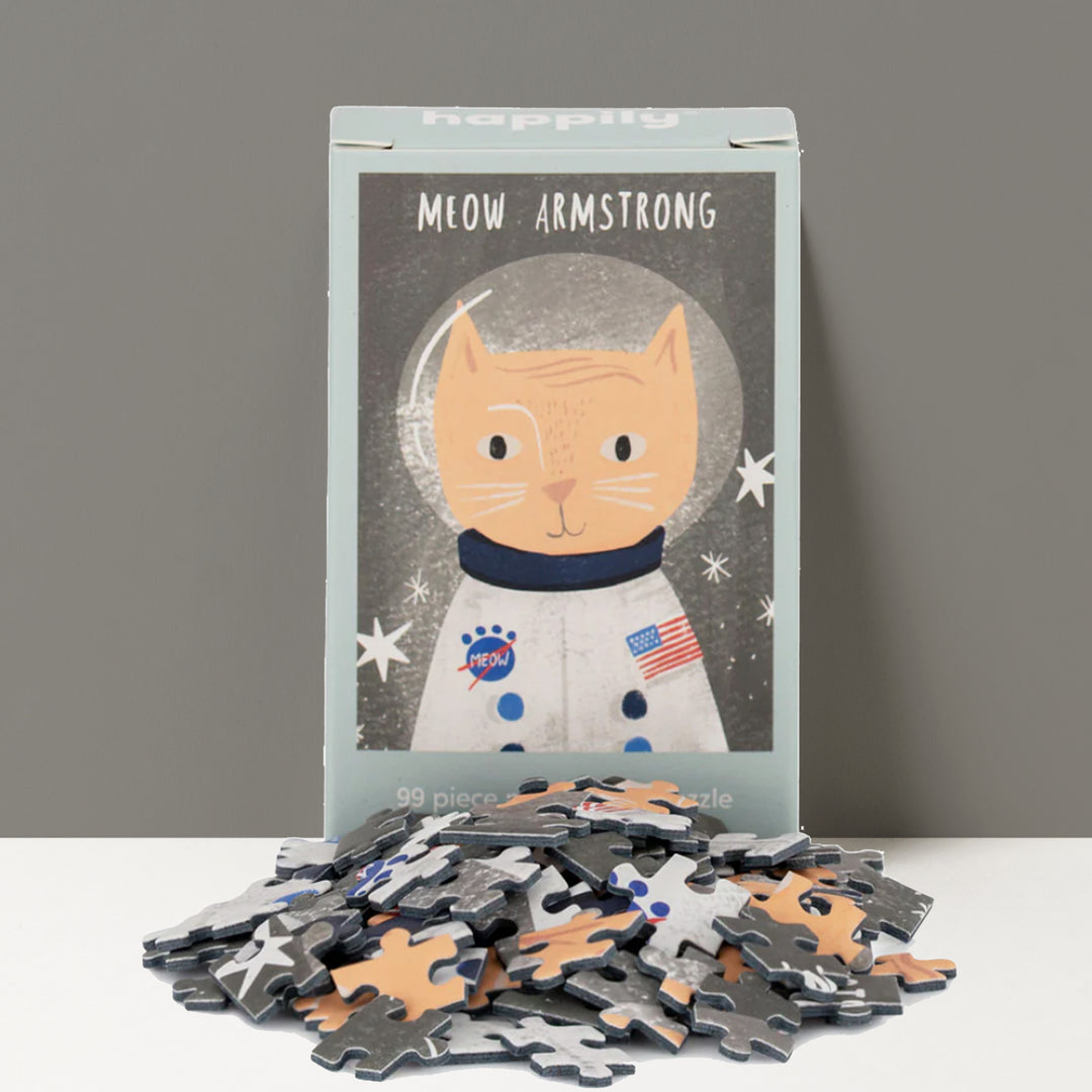 Meow Armstrong - 99 Piece Mini Jigsaw Puzzle