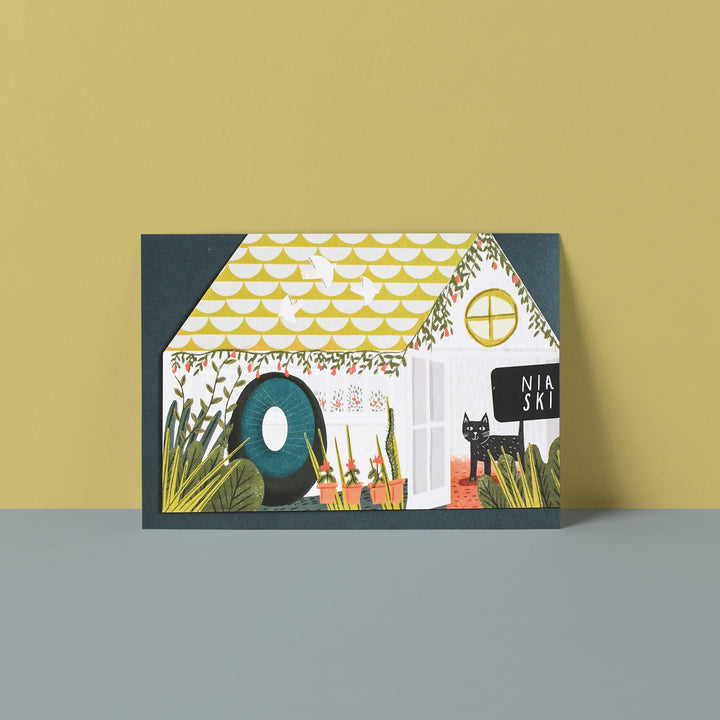 Barbara Catworth cat house card