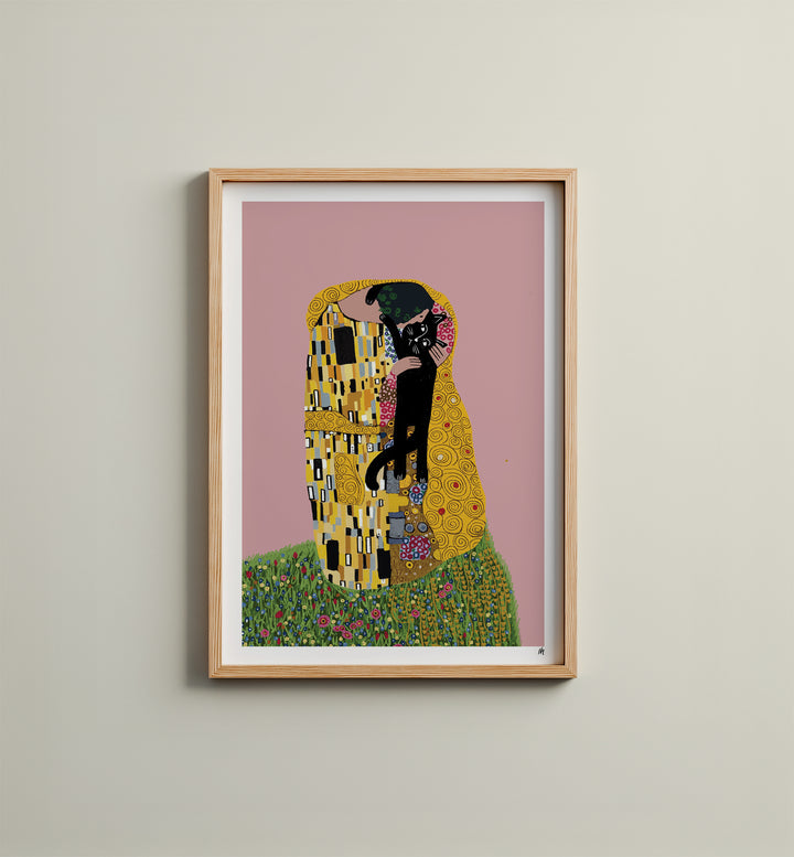 WS-The Cat Kiss Print