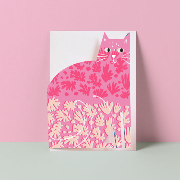 Catisse Cut Out Cat Card