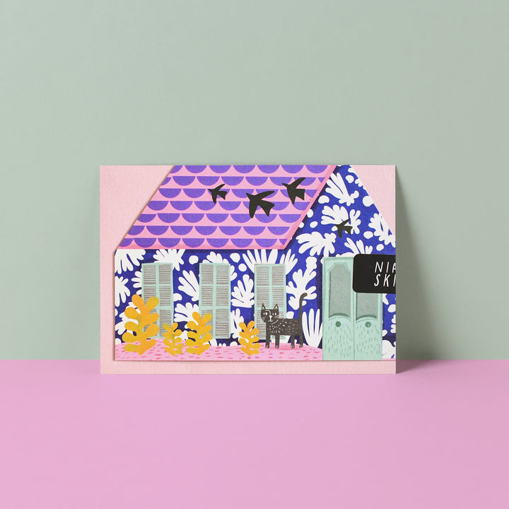 Catisse cat house card