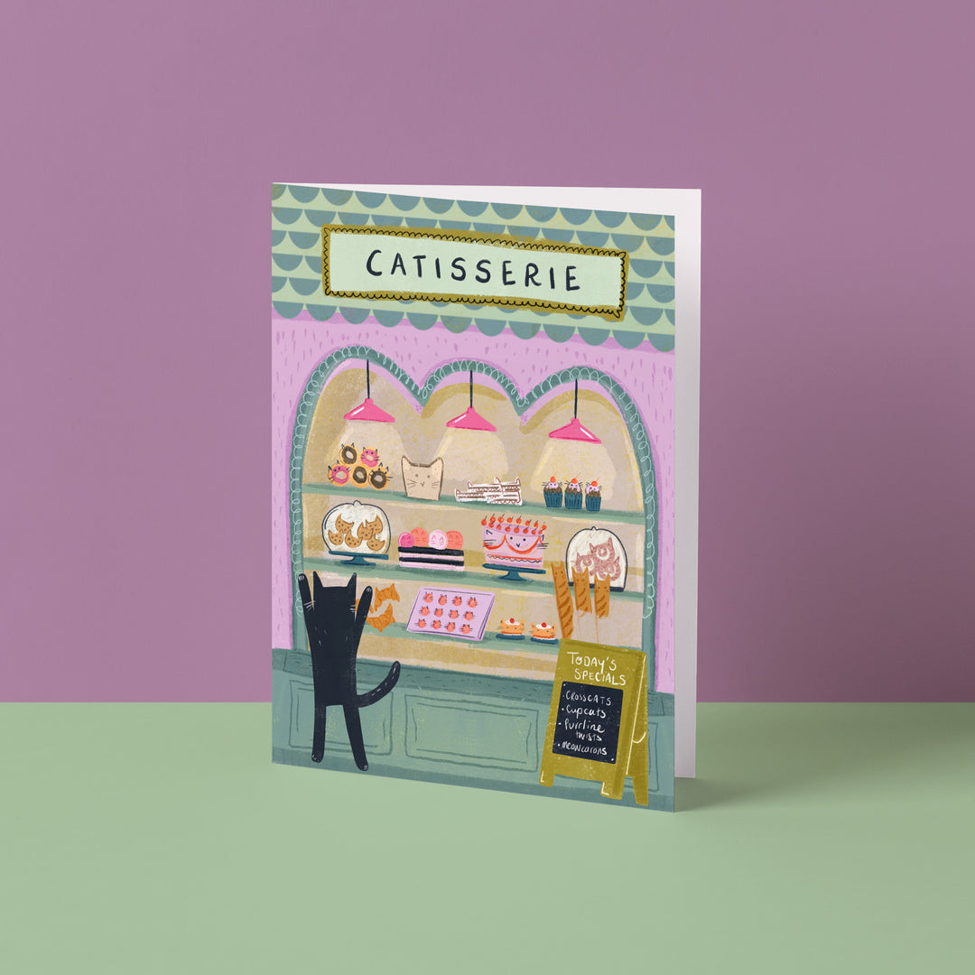Catisserie Art Cat Card