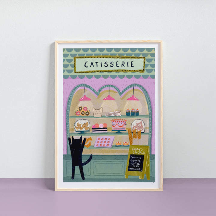 Catisserie Cat Shop Print