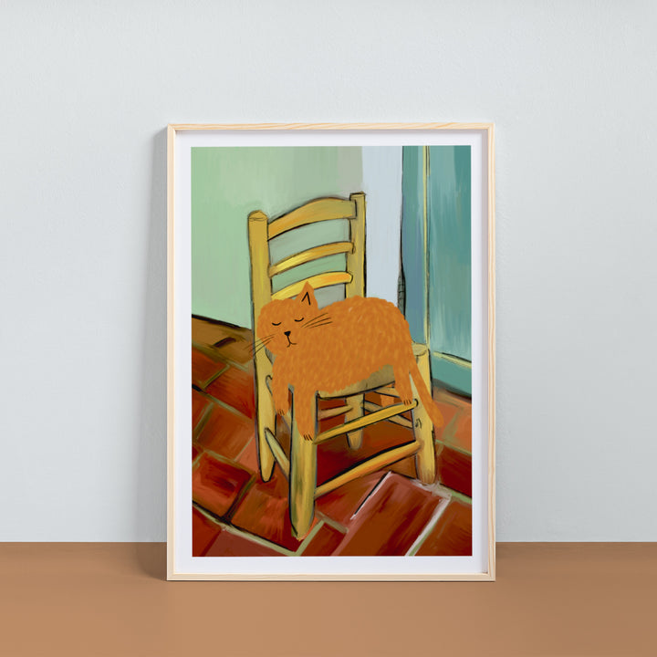 Vincat’s Cat Chair print