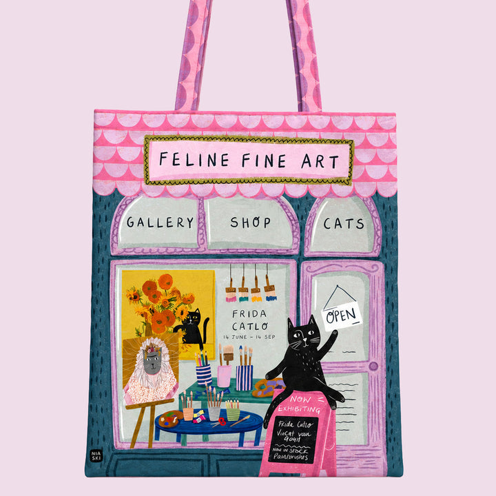 Feline Fine Art Cat Tote Bag