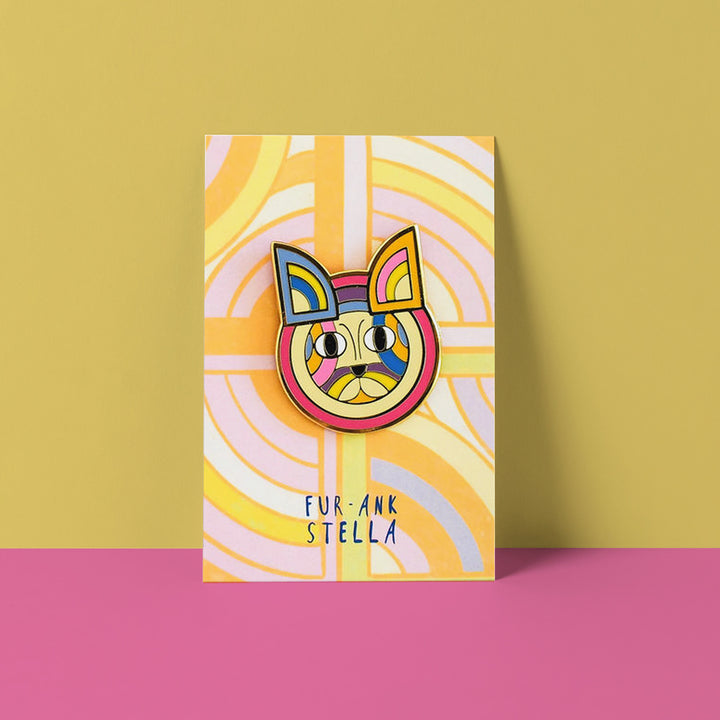 Fur-ank Stella Cat Artist Pin