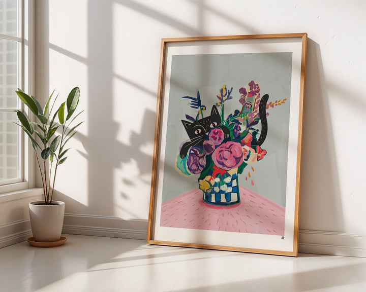 Catisse Flower vase print