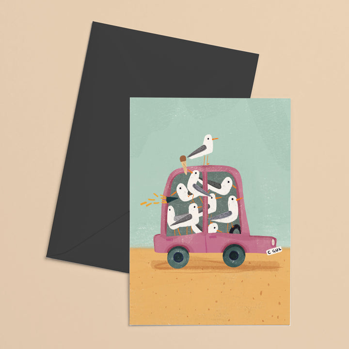 Lads Lads Lads Seagull Card