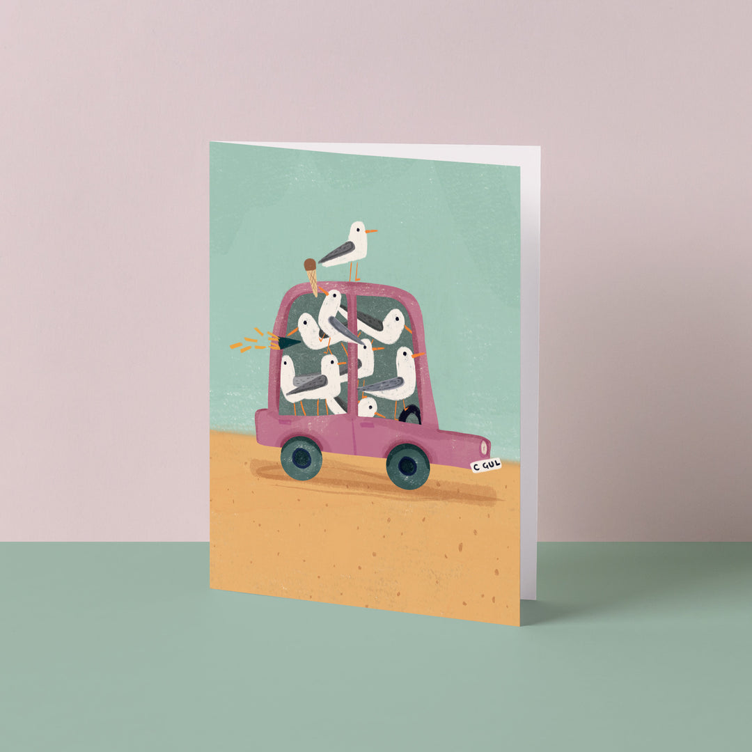 Lads Lads Lads Seagull Card