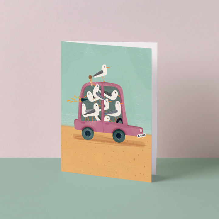 Lads Lads Lads Seagull Card
