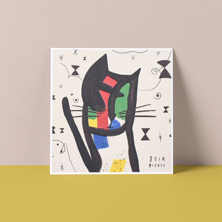 Joan Meow Cat Card