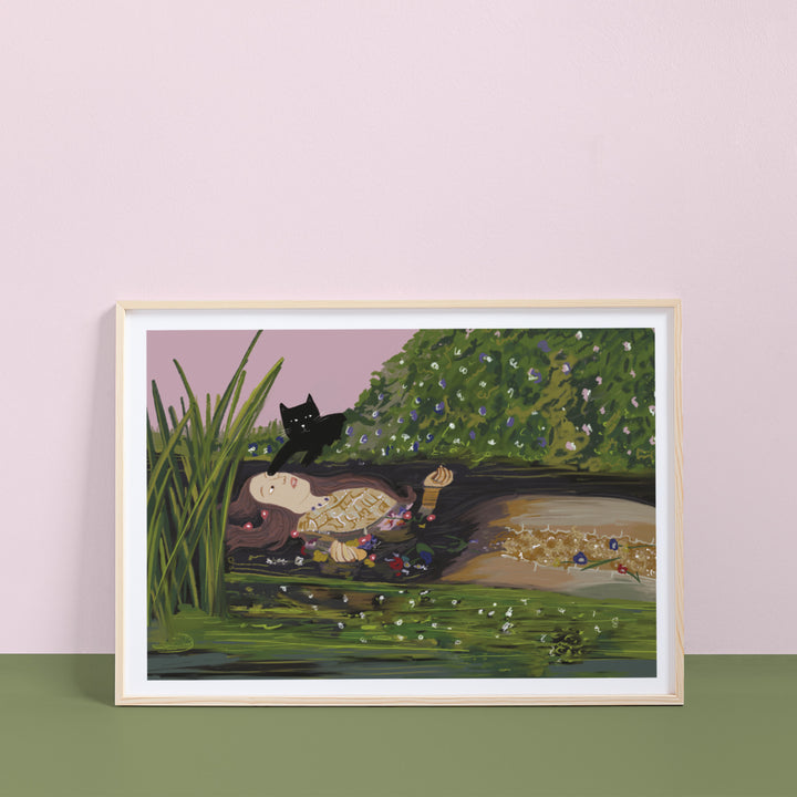 Ofelinea Cat Art Print