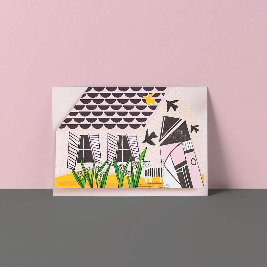 Pablo Picatso's cat house card