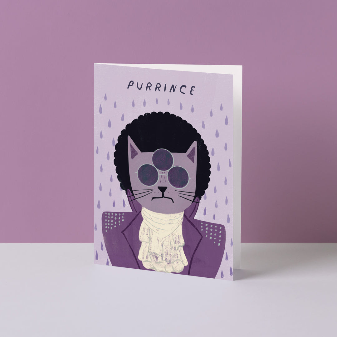 Purrince Cat Card