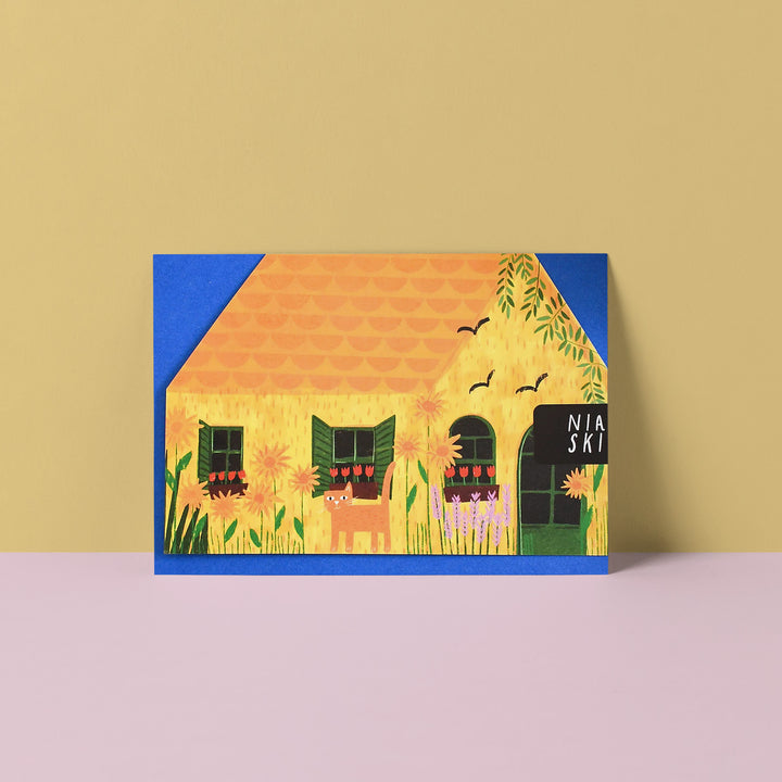 Vincat Van Gogh cat house card