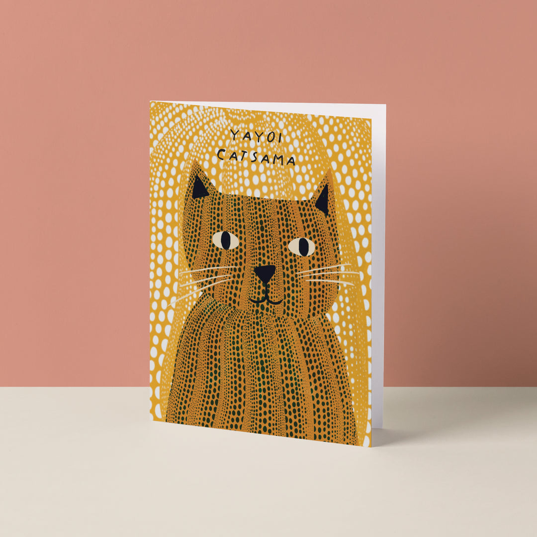 Yayoi Catama Cat Artist Pawtrait Card